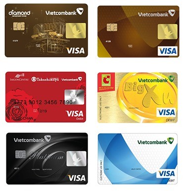Các loại thẻ tín dụng Vietcombank được dùng phổ biến nhất
