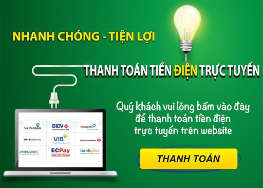 Hướng dẫn thanh toán tiền điện qua ngân hàng Vietcombank